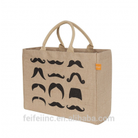 Wholesale Customized Fancy Jute Tote Bag Canvas Tote Bag